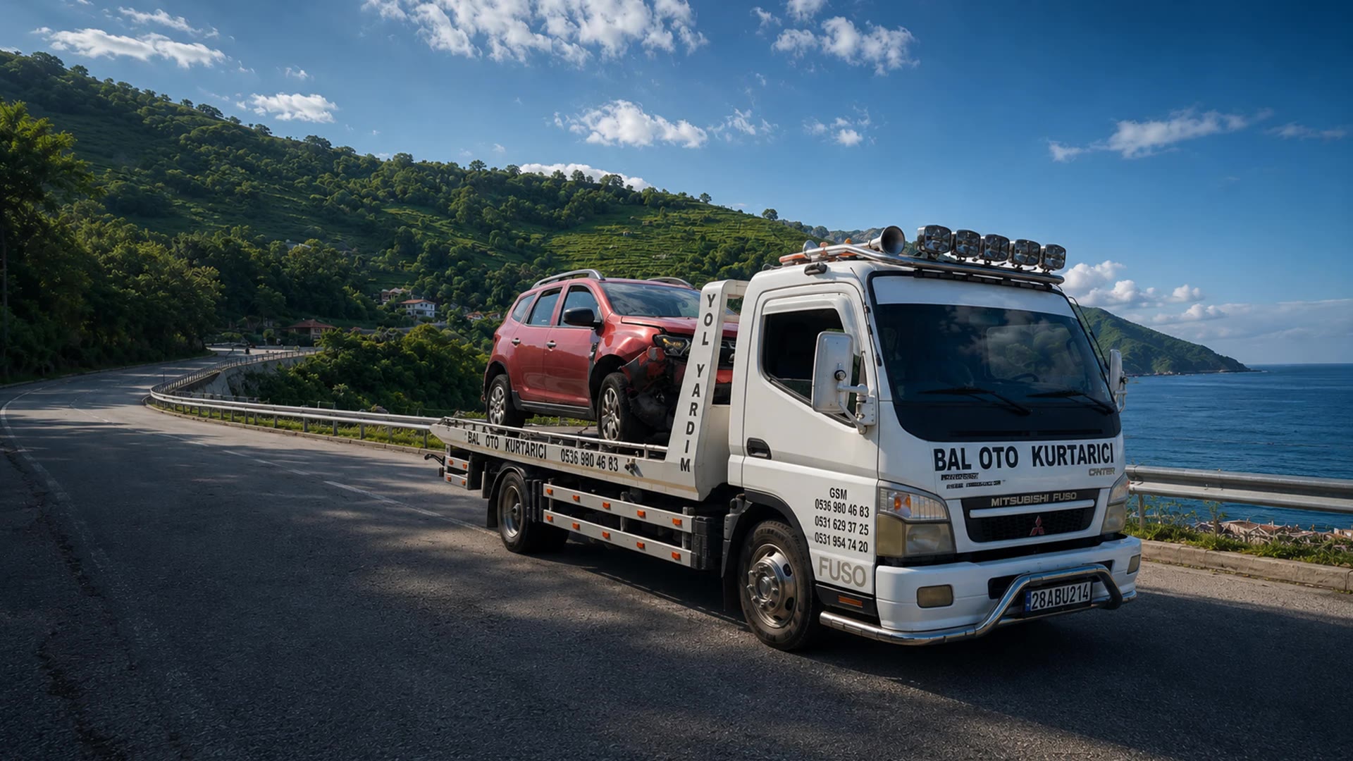 Espiye Bal Oto Kurtarıcı çekici aracı